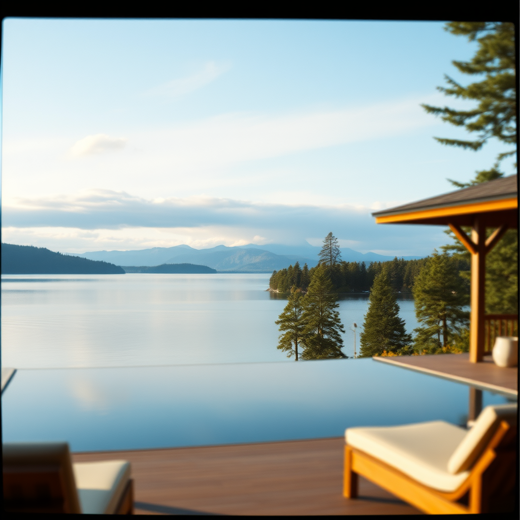 lake view from custom home